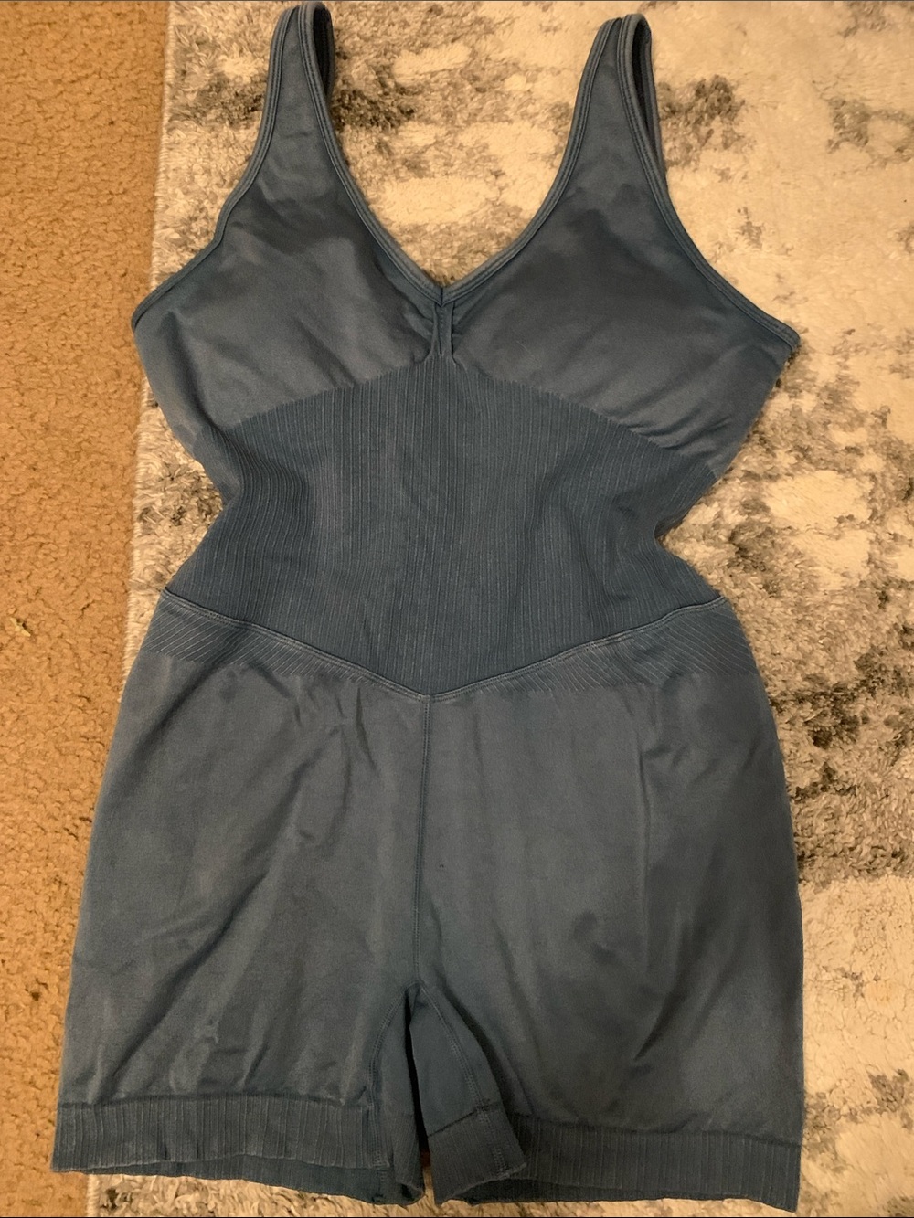 JoyLab Slate Blue Seamless Sculpting Bodysuit